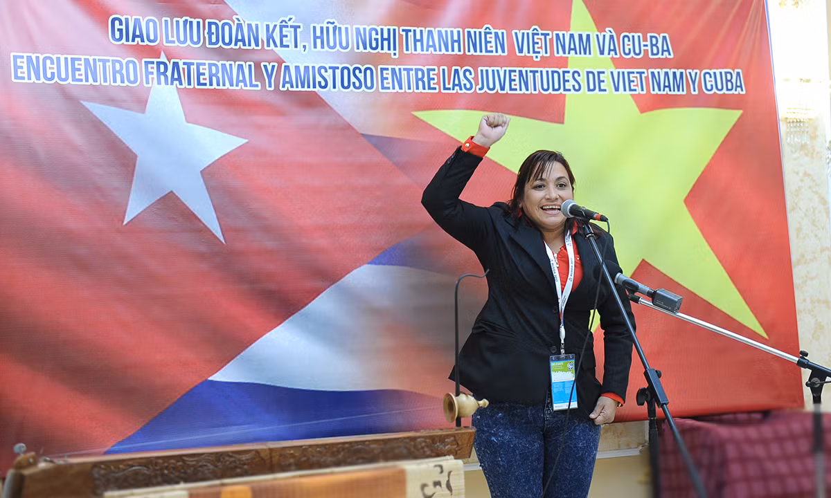 Nồng ấm đêm giao lưu Việt Nam - Cu Ba tại Festival thanh niên, sinh viên thế giới ảnh 3