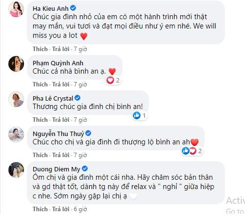 Sao Việt nhắn nhủ bình an đến nữ ca sĩ. Sao Việt nhắn nhủ bình an đến nữ ca sĩ.