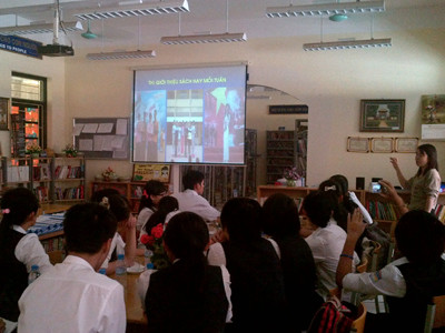 Tiết học thư viện. Tiết học thư viện