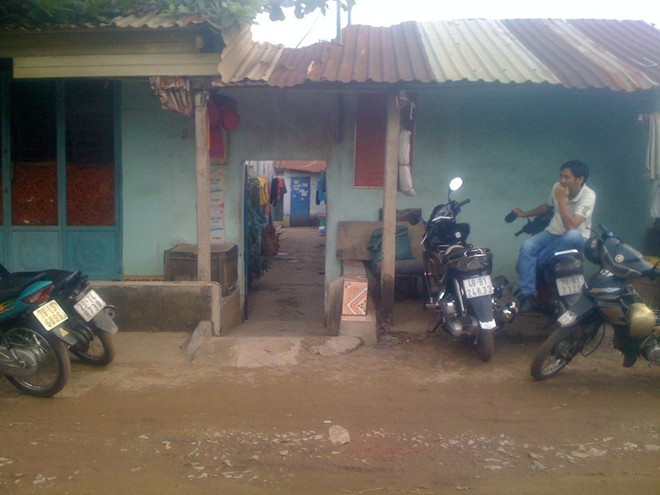 Khu nhà trọ nơi Nhờ ở và ra tay đánh chết bé Long 