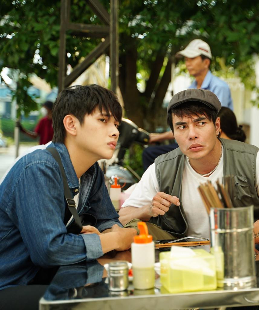 Dương Lâm và Quỳnh Lý trên trường quay Nhà Bà Nữ Dương Lâm và Quỳnh Lý trên trường quay Nhà Bà Nữ