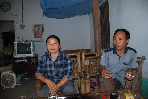 Gia cảnh nghèo của vợ chồng chị Thuật