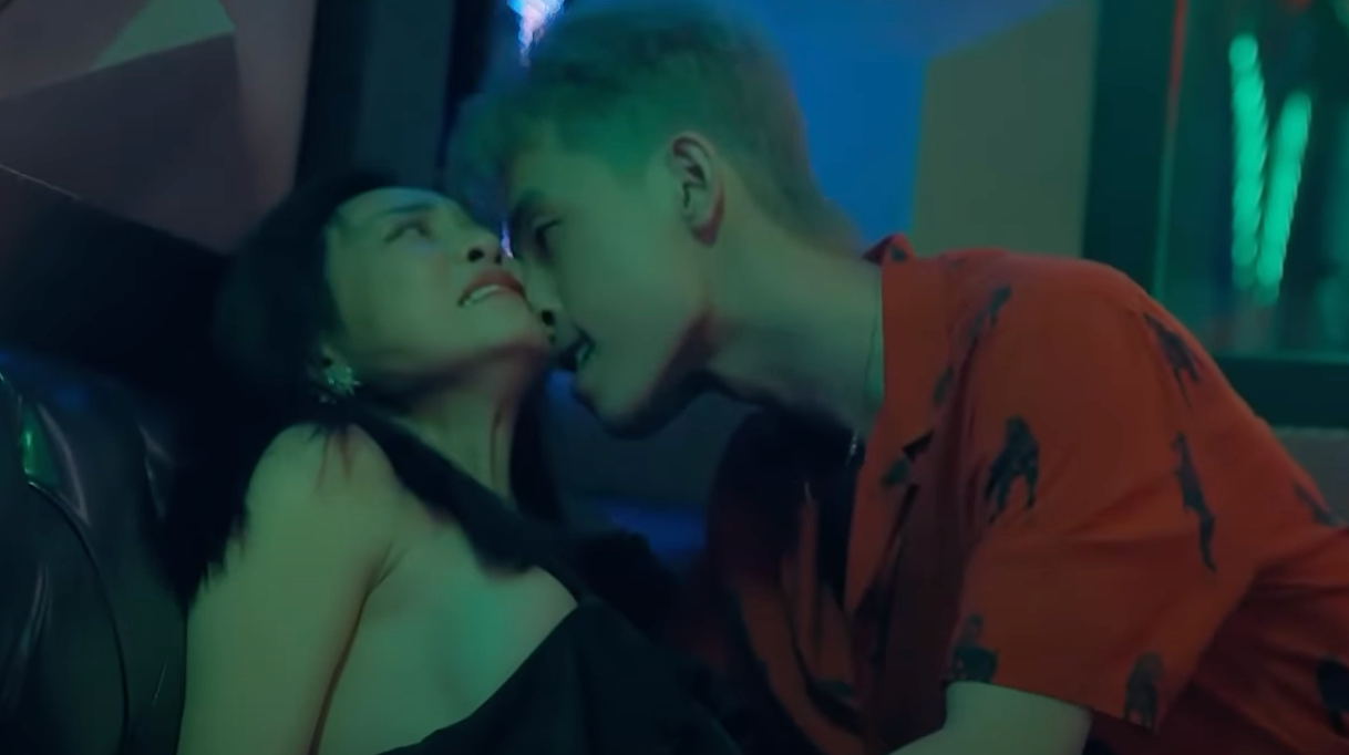 Những cảnh nóng, bạo lực tràn ngập những tập đầu bộ phim cảnh sát hình sự Biệt dược đen. Ảnh: CMH.