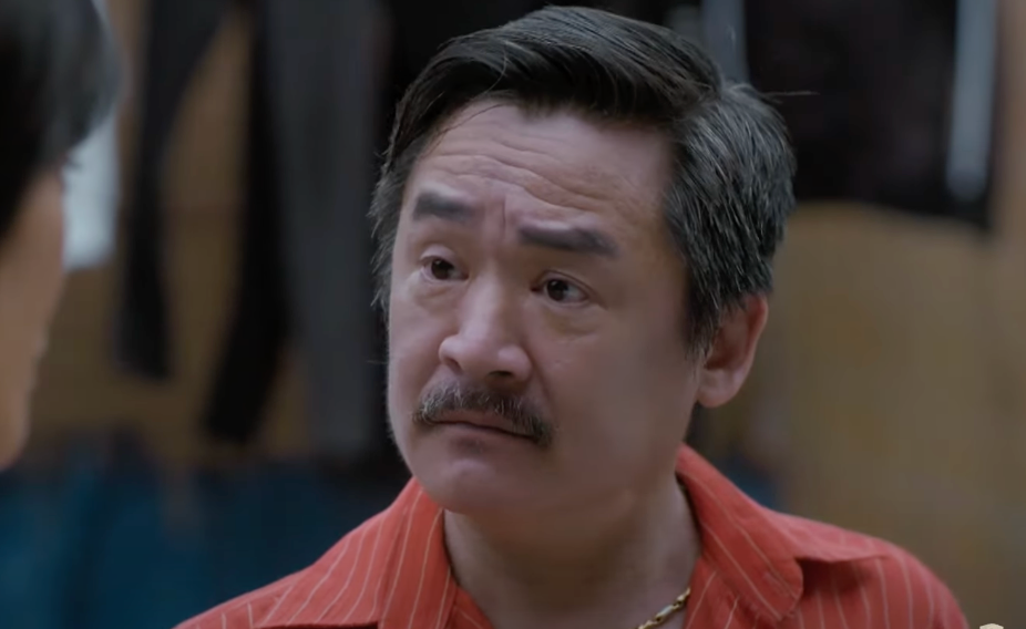 Nghĩa (Thanh Dương) khẳng định không &quot;đèo bòng&quot; họ hàng của Luyến (Thanh Hương). Ảnh: CMH.