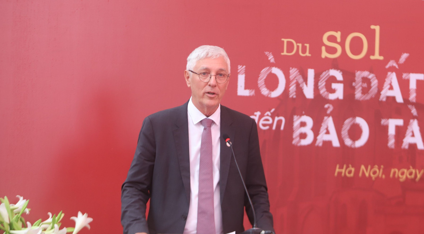 Phó Thị trưởng Toulouse Jean-Claude Dardelet cho biết các dự án hợp tác giữa thành phố Toulouse và thành phố Hà Nội được triển khai nhanh, hiệu quả. Ảnh: Minh An. Phó Thị trưởng Toulouse Jean-Claude Dardelet cho biết các dự án hợp tác giữa thành phố Toulouse và thành phố Hà Nội được triển khai nhanh, hiệu quả. Ảnh: Minh An.