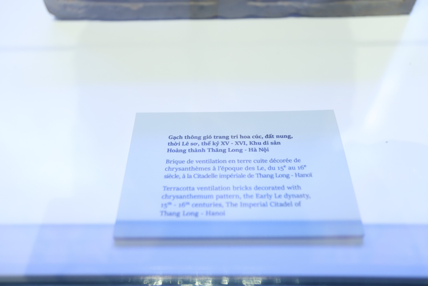 Những hiện vật minh chứng cho sự tương đồng của di sản Hoàng thành Thăng Long và thành phố Toulouse của Pháp. Ảnh: Minh An. Những hiện vật minh chứng cho sự tương đồng của di sản Hoàng thành Thăng Long và thành phố Toulouse của Pháp. Ảnh: Minh An.