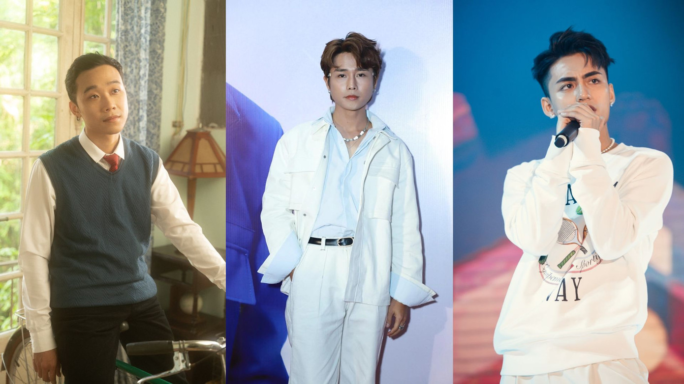 Madihu, Tăng Duy Tân, MONO (từ trái qua) là những gương mặt nổi bật trên thị trường âm nhạc. Madihu, Tăng Duy Tân, MONO (từ trái qua) là những gương mặt nổi bật trên thị trường âm nhạc.