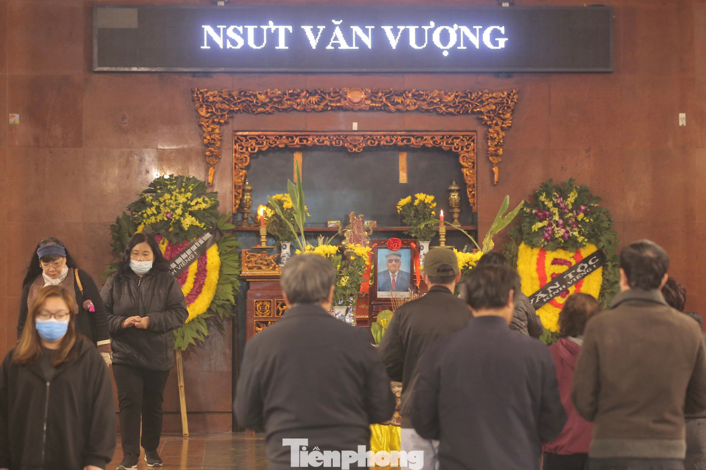 Lễ viếng của NSƯT Văn Vượng được tổ chức vào 14h30 ngày 15/2 tại Nhà tang lễ bệnh viện 354 (13 Đội Nhân, Ba Đình, Hà Nội). Ảnh: DUY PHẠM.