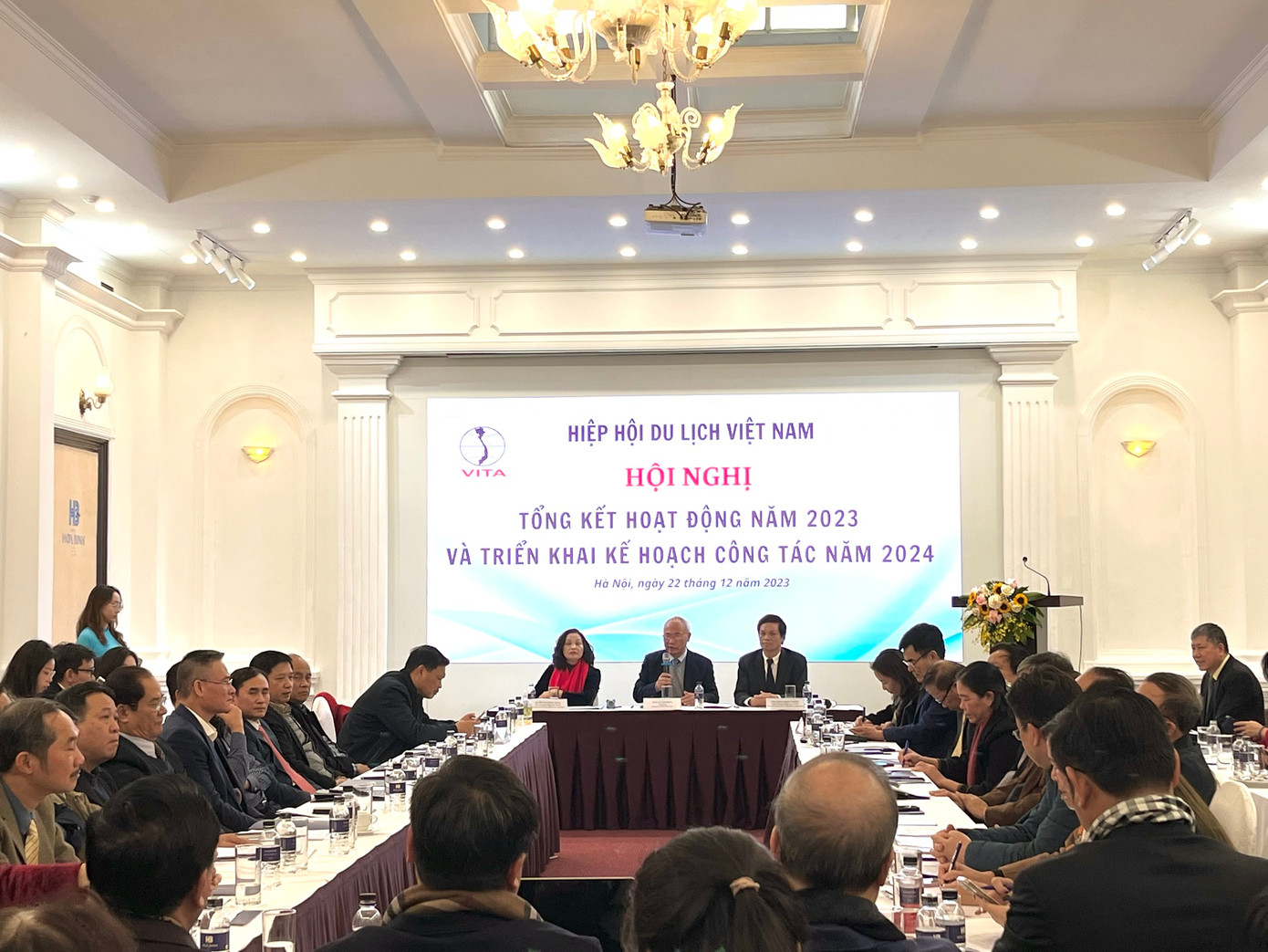 Hội nghị tổng kết công tác năm 2023 và triển khai kế hoạch hoạt động năm 2024 do Hiệp hội Du lịch Việt Nam (VITA) tổ chức ngày 22/12.