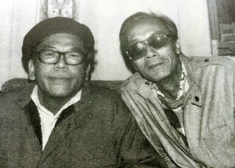 Nhạc sĩ Chu Minh (phải) và nhạc sĩ Đỗ Nhuận. Nhạc sĩ Chu Minh (phải) và nhạc sĩ Đỗ Nhuận.