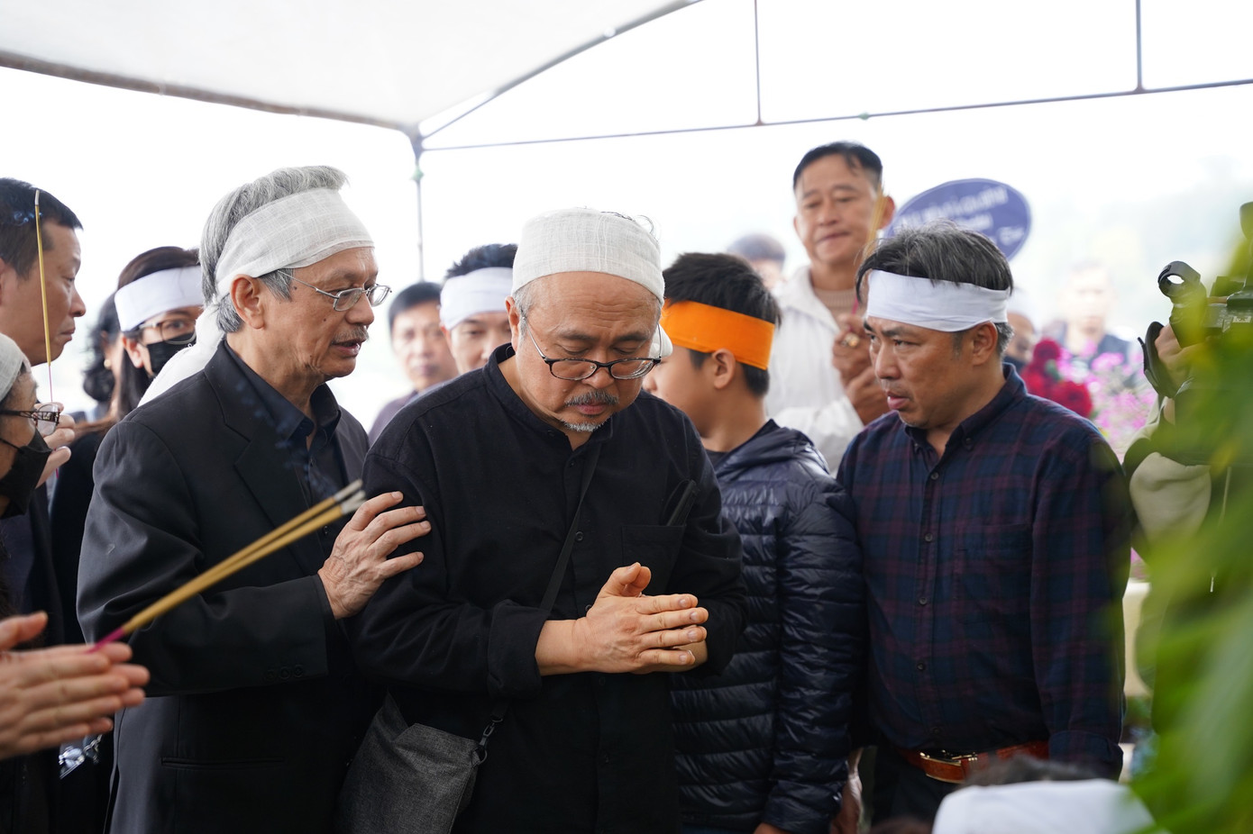 Nhiều thành viên trong gia đình nghệ sĩ, Nhà giáo nhân dân Thái Thị Liên có đóng góp lớn cho nền nghệ thuật nước nhà. NSND Trần Thu Hà và danh cầm Đặng Thái Sơn vừa là con vừa là học trò của bà Thái Thị Liên. Ảnh: XUÂN QUỲNH.