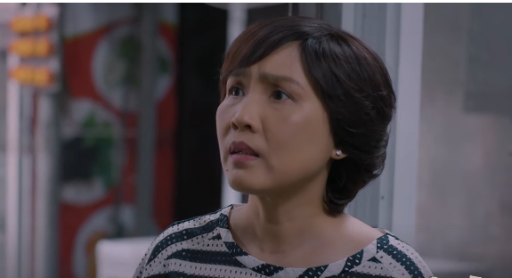 Hòa (Anh Thơ) mắng Luyến vì bênh vực Nga (Hà Đan). Ảnh: CMH.