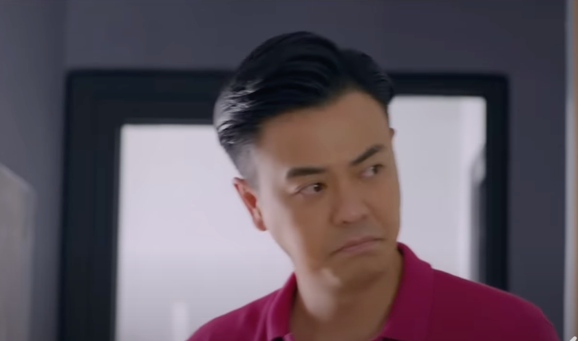 Nghĩa (Tuấn Tú) thất vọng vì luôn bị mẹ vợ coi thường. Ảnh: CMH.