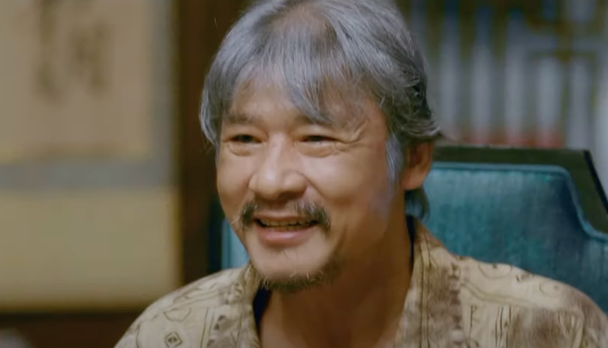 Ông Nhân (NSƯT Võ Hoài Nam) tự hào nói về công việc của mình. Ảnh: CMH. Ông Nhân (NSƯT Võ Hoài Nam) tự hào nói về công việc của mình. Ảnh: CMH.