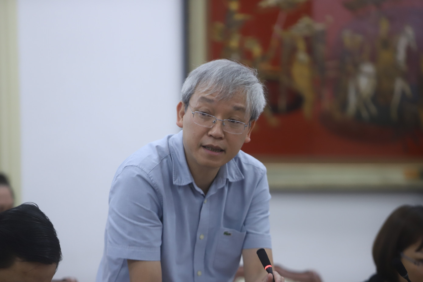 Phó Cục trưởng Cục Di sản văn hóa Trần Đình Thành khẳng định giai đoạn tháng 4-6/2023 chuyến hồi hương ấn vàng Hoàng đế chi bảo sẽ có kết quả. Ảnh: MINH AN. Phó Cục trưởng Cục Di sản văn hóa Trần Đình Thành khẳng định giai đoạn tháng 4-6/2023 chuyến hồi hương ấn vàng Hoàng đế chi bảo sẽ có kết quả. Ảnh: MINH AN.