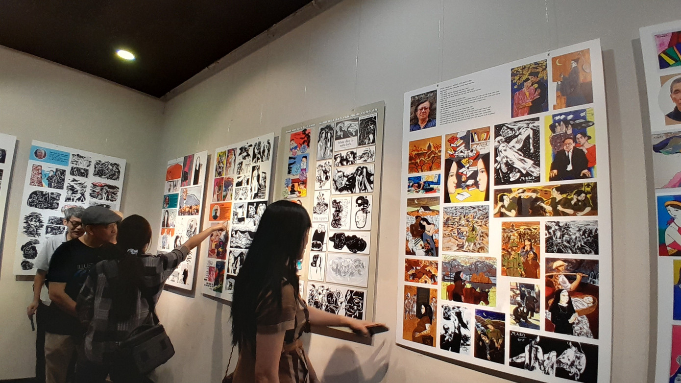 Triển lãm giới thiệu đến công chúng yêu mỹ thuật báo chí xuất bản những gương mặt thân quen, những hoạ sĩ xuất sắc có tác phẩm xuất hiện thường xuyên trên các trang báo, trang sách xuất bản toàn quốc.