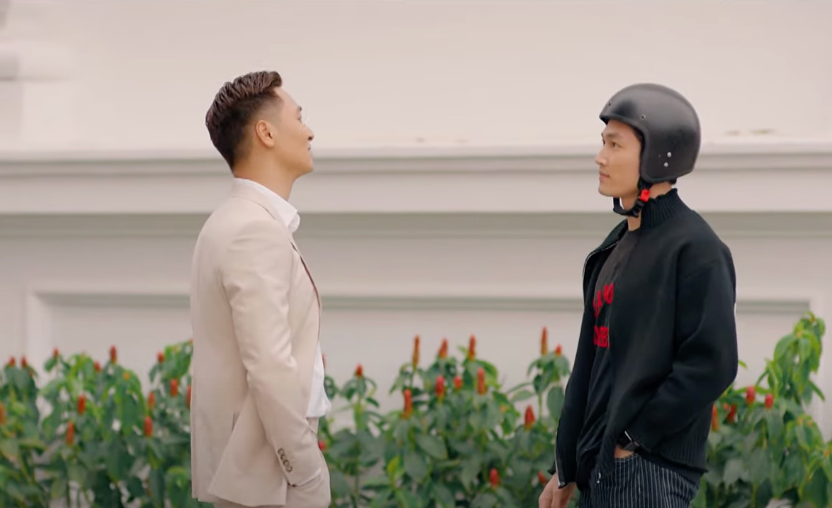 Tú (Đình Tú) buông lời cà khịa Quy (Mạnh Trường). Ảnh: CMH. Tú (Đình Tú) buông lời cà khịa Quy (Mạnh Trường). Ảnh: CMH.