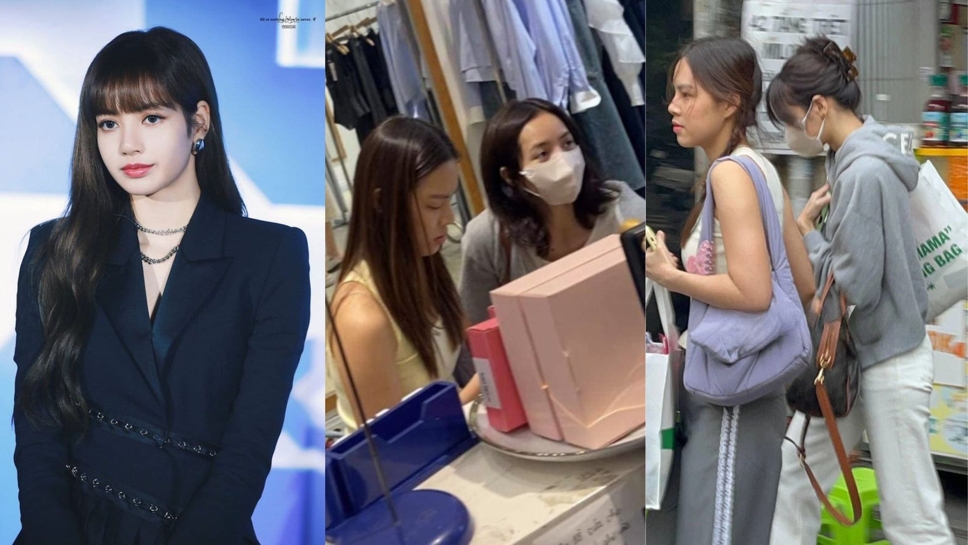 Hình ảnh Lisa tại Việt Nam liên tục bị đăng tải lên mạng xã hội.