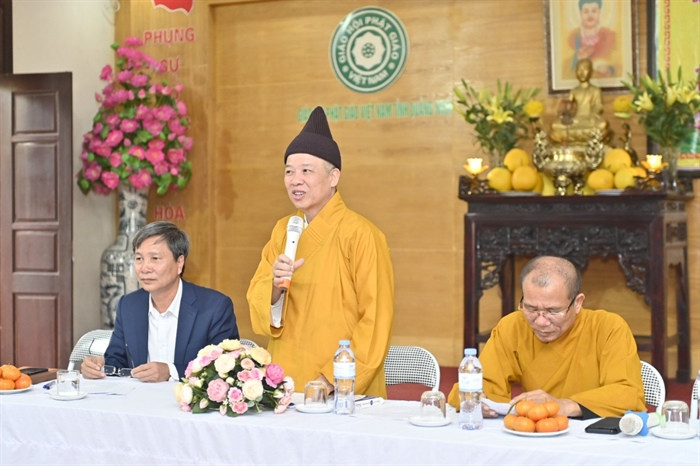 Hoà thượng Thích Thanh Quyết cho biết hội Xuân Yên Tử 2023 đã được chuẩn bị sẵn sàng. Hoà thượng Thích Thanh Quyết cho biết hội Xuân Yên Tử 2023 đã được chuẩn bị sẵn sàng.