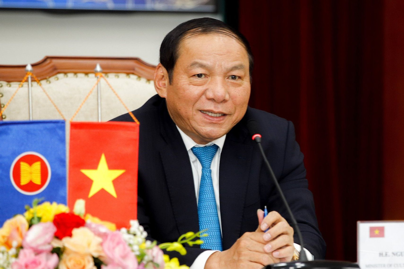 Bộ trưởng Nguyễn Văn Hùng tiếp Đoàn doanh nghiệp cấp cao Hội đồng Kinh doanh Hoa Kỳ - ASEAN (Ảnh: Nam Nguyễn).