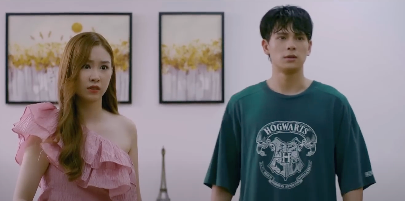 Diệu Anh (Hàn Trang) tức giận truy hỏi Phi (Thái Vũ). Ảnh: CMH. Diệu Anh (Hàn Trang) tức giận truy hỏi Phi (Thái Vũ). Ảnh: CMH.