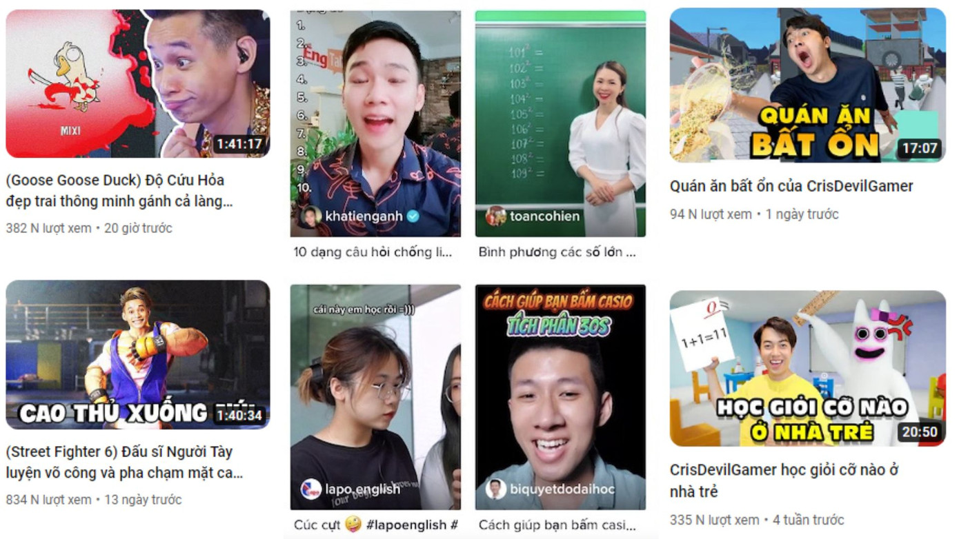 Nền tảng YouTube, TikTok trở thành thị trường tiêu dùng nội dung số khổng lồ tại Việt Nam. Nền tảng YouTube, TikTok trở thành thị trường tiêu dùng nội dung số khổng lồ tại Việt Nam.