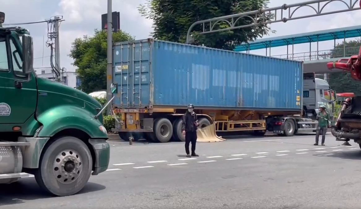 Hiện trường vụ tai nạn. Ảnh: T.K