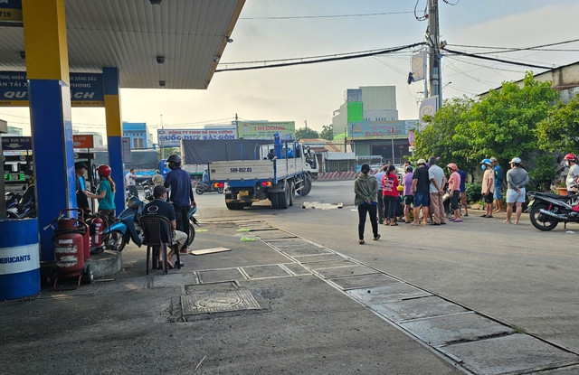 Hiện trường vụ tai nạn.