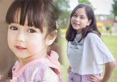 Gần đây, cư dân mạng rầm rộ chia sẻ loạt ảnh của cô bé khi đã lớn, nhan sắc có phần thay đổi.