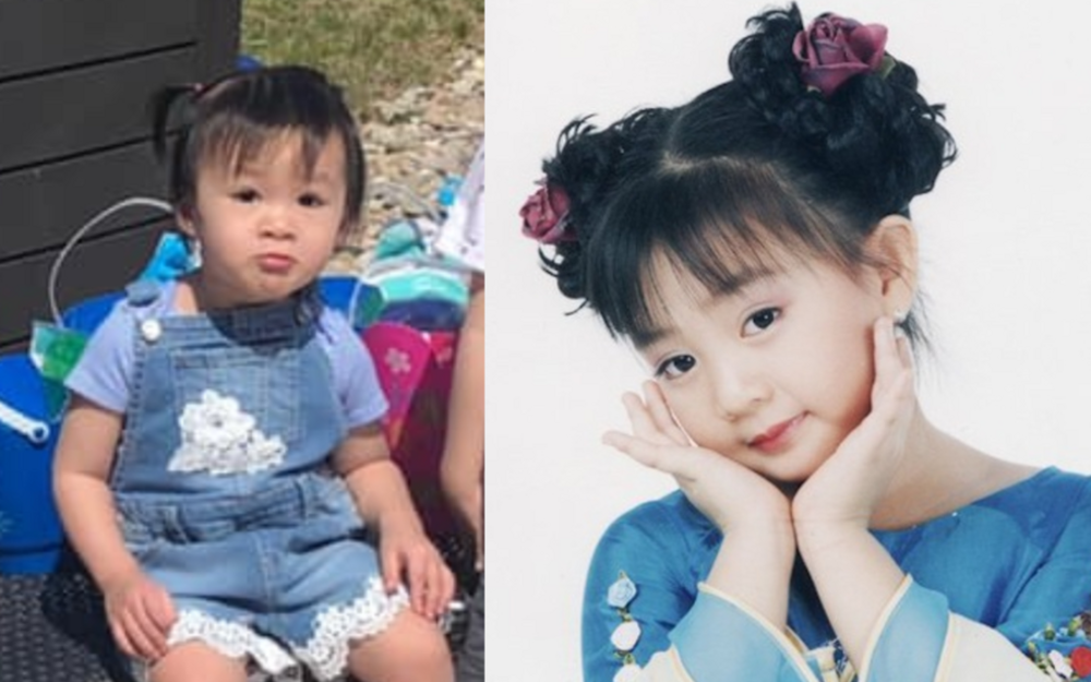 Trong ảnh, em bé tạo dáng tự nhiên, gương mặt bầu bĩnh dễ thương giống hệt mẹ Xuân Mai hồi nhỏ. Trong ảnh, em bé tạo dáng tự nhiên, gương mặt bầu bĩnh dễ thương giống hệt mẹ Xuân Mai hồi nhỏ.