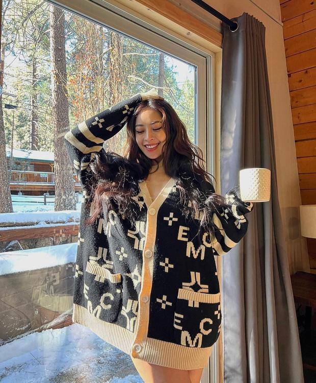 Chi Pu chia sẻ khoảnh khắc mùa đông tại Mỹ.