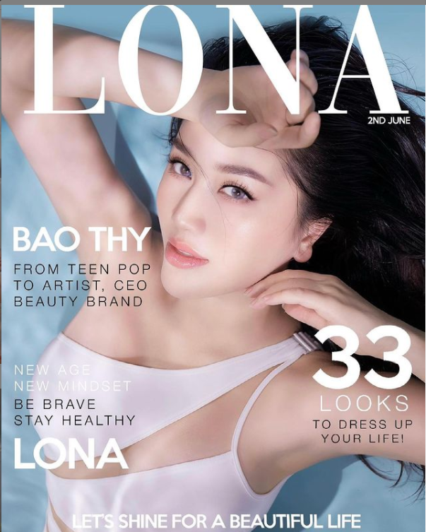 Thả dáng nuột nà trong áo tắm trên bìa tạp chí, Bảo Thy hút &apos;ngàn tim&apos;, nhận nhiều lời khen bởi nhan sắc không tuổi như thời &apos;công chúa bong bóng&apos;.