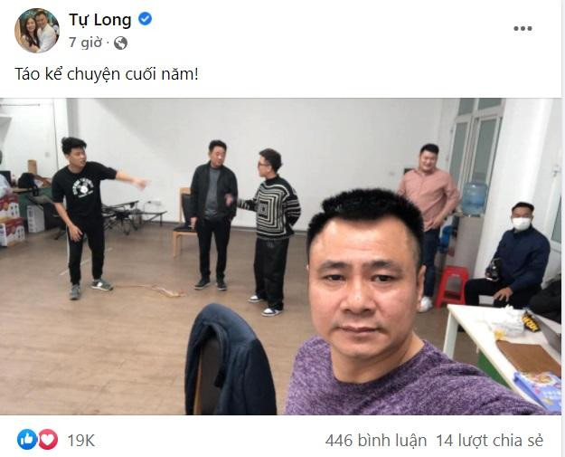 NSND Tự Long tiếp tục chia sẻ hình ảnh tập luyện cùng các Táo.