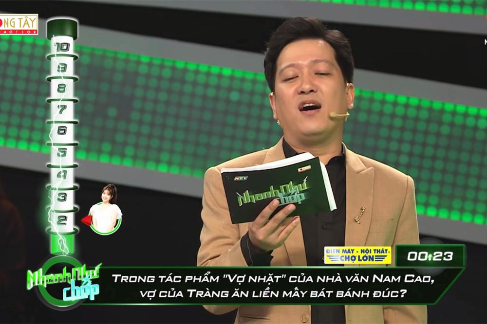 "Nhanh như chớp" đưa thông tin tác phẩm "Vợ Nhặt" của nhà văn Nam Cao gây tranh cãi. "Nhanh như chớp" đưa thông tin tác phẩm "Vợ Nhặt" của nhà văn Nam Cao gây tranh cãi.