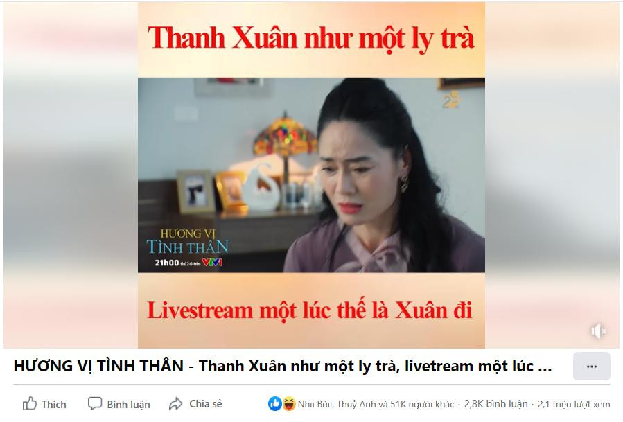 Lượt tương tác tăng "chóng mặt" trong clip của bà Xuân