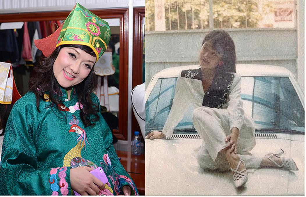 Thời trẻ, diễn viên Vân Dung lựa chọn phong cách thời trang sành điệu. Sau nhiều năm, nhan sắc của &quot;Táo y tế&quot; vẫn không có nhiều thay đổi.