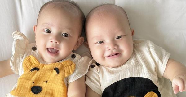 Cặp đôi Lisa - Leon (bé gái Lisa là chị, Leon là em).