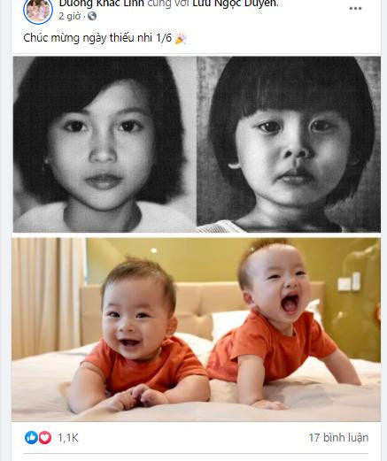 Nhạc sĩ Dương Khắc Linh hé lộ hình ảnh của mình và bà xã ngày bé ghép cùng ảnh con vô cùng dễ thương. Dưới bình luận, nhiều đồng nghiệp dành lời khen, so sánh thấy bé trai giống bố còn bé gái giống mẹ.