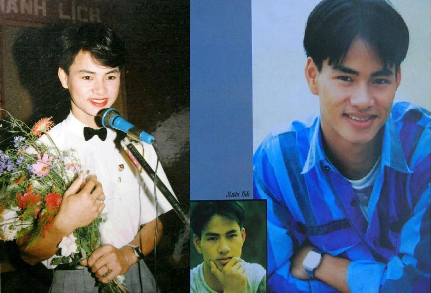 Dân mạng được dịp &quot;đào mộ&quot; ảnh thời trẻ của &quot;Nam Tào&quot; Xuân Bắc, anh được ví như &quot;cực phẩm&quot; lúc bấy giờ về vẻ ngoài và thân hình cơ bắp.