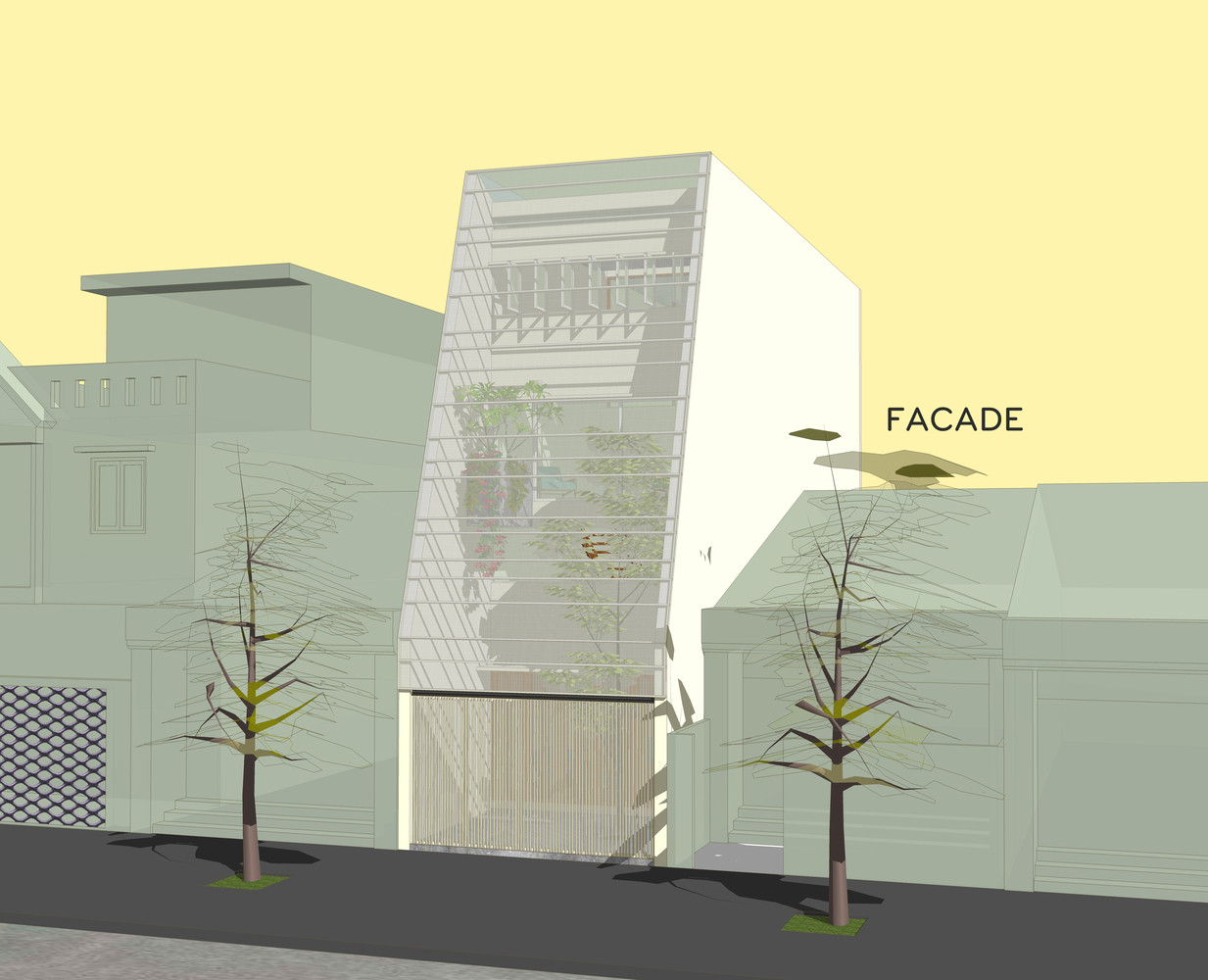 Gia chủ là những người trẻ, có rất ít thời gian ở nhà nên họ cần một không gian sống giản dị, gần gũi với thiên nhiên, ánh sáng, cây xanh và gió tự nhiên, nơi mà các thành viên có thể tiếp xúc, tương tác với nhau nhiều nhất. Gia chủ là những người trẻ, có rất ít thời gian ở nhà nên họ cần một không gian sống giản dị, gần gũi với thiên nhiên, ánh sáng, cây xanh và gió tự nhiên, nơi mà các thành viên có thể tiếp xúc, tương tác với nhau nhiều nhất.