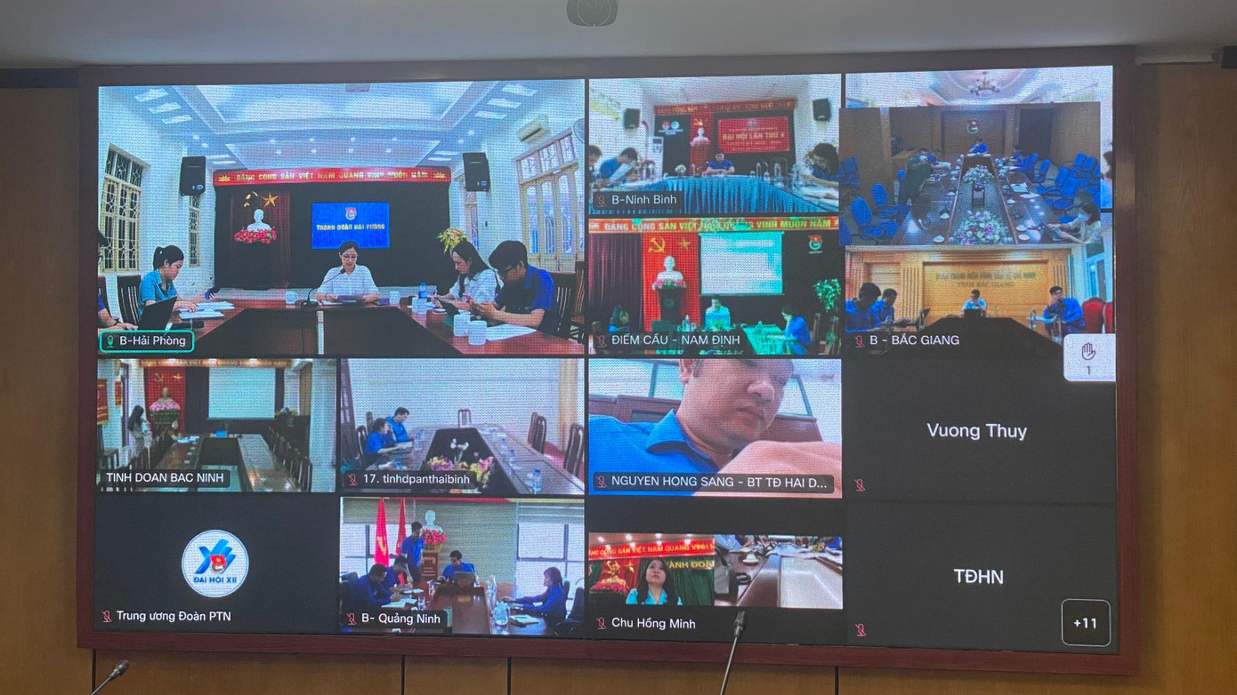 Hội nghị trực tuyến rút kinh nghiệm Đại hội điểm Đoàn TNCS Hồ Chí Minh TP Hải Phòng lần thứ XIV, nhiệm kỳ 2022 – 2027. Hội nghị trực tuyến rút kinh nghiệm Đại hội điểm Đoàn TNCS Hồ Chí Minh TP Hải Phòng lần thứ XIV, nhiệm kỳ 2022 – 2027.