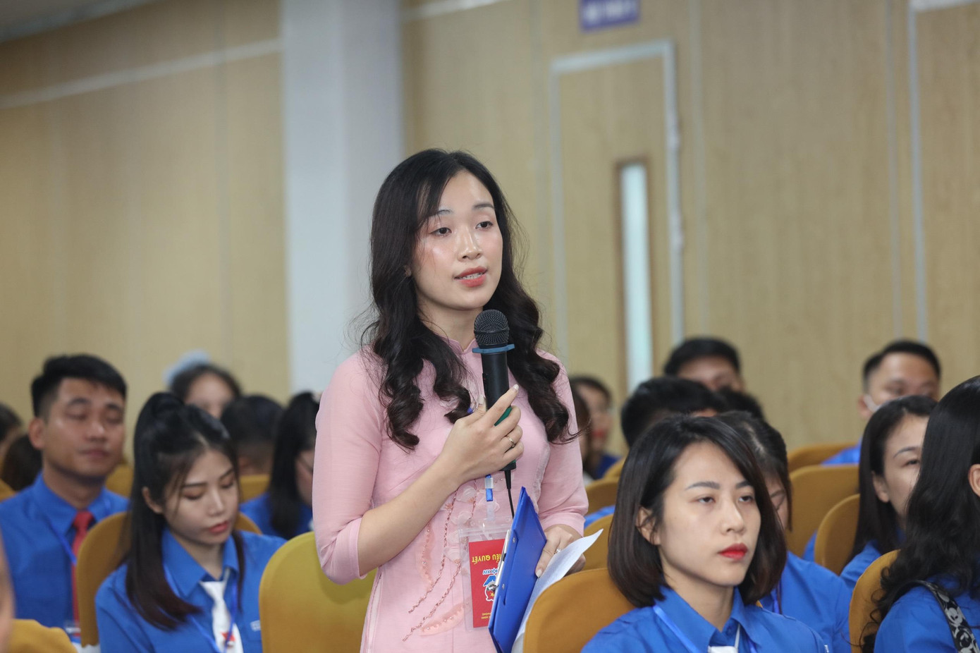 Chị Hà Thị Minh Châu / Bí thư Quận Đoàn Lê Chân. Ảnh: Như Ý