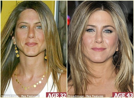 9 năm tuổi tác dường như trông vợ cũ của Brad Pitt - Jen. Aniston còn trẻ đẹp hơn