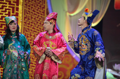 Xuân Bắc ngúng nguẩy làm Nam Tào