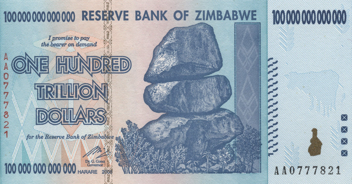 Tờ 100.000 tỷ đô tiền Zimbabwe được giới trẻ săn lùng