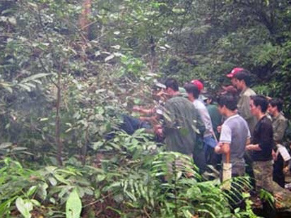 Hiện trường nơi những kẻ bắt cóc tống tiền giết 5 phu trầm người Quảng Bình