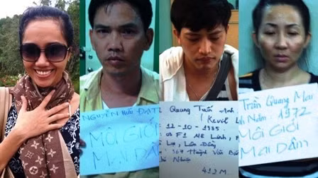 Các tú ông, tú bà trong đường dây bán dâm. Các tú ông, tú bà trong đường dây bán dâm