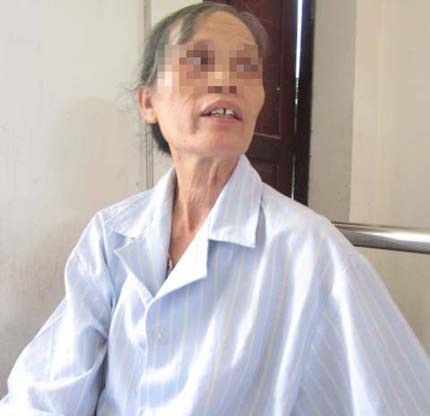 Một bệnh nhân bị tâm thần vì áp vong ở Nghệ An 