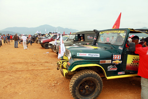 Các xe tham gia cuộc thi đều đến từ rất sớm