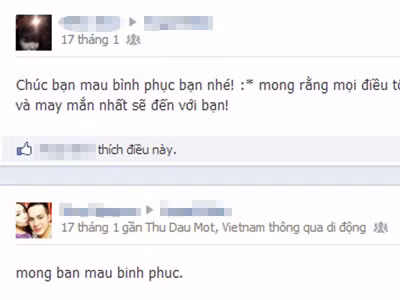 Cư dân mạng động viên chàng trai